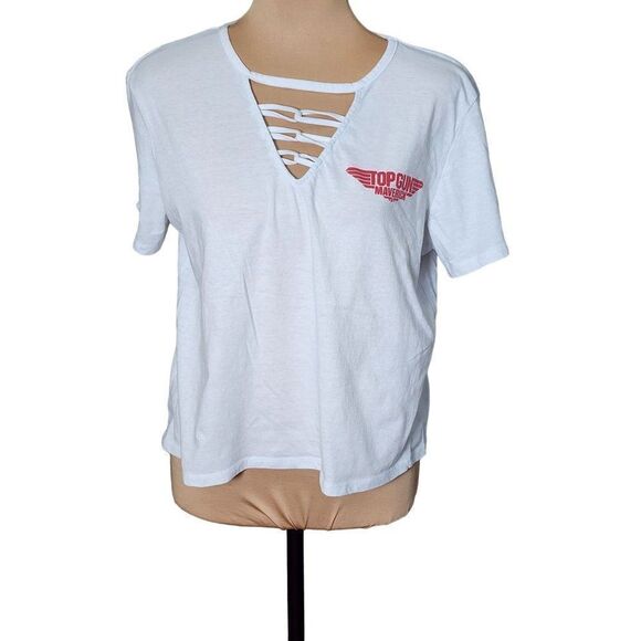 Fly Girl Top Gun Maverick T-Shirt White in XL - Picture 1 of 6